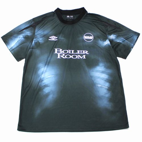 【中古】 BOILERROOM  × UMBRO 23SS FOOTBALL JERSEY 取り組みプルオーバー L 黒いこと系