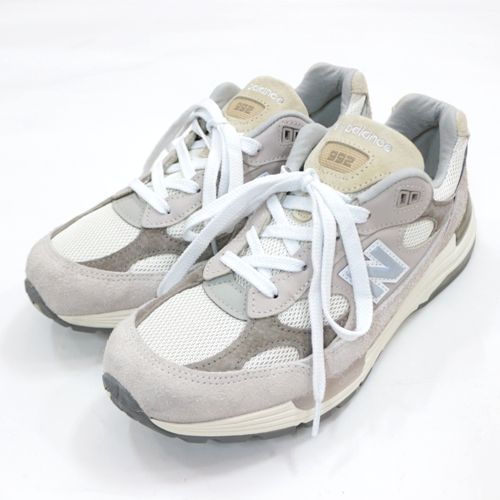 【中古】 New Balance ニュー平衡にする 25SS U992MM Moonrock/Mushroom スニーカー US9.5（27.5ｃｍ） 薄墨色