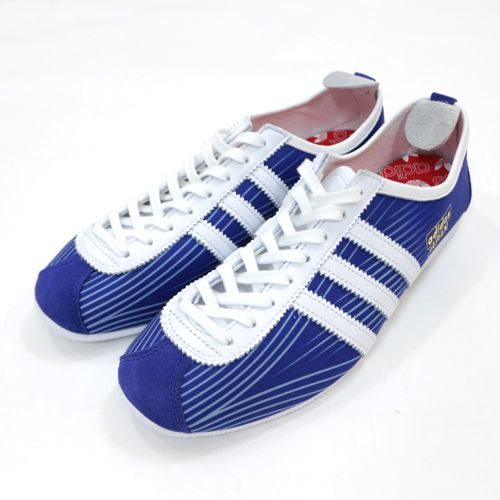 【中古】 adidas アディダス JAPAN JFA HOME ジャパン JFA 養護ホーム KI8566 US9.5(27.5珊) 青碧