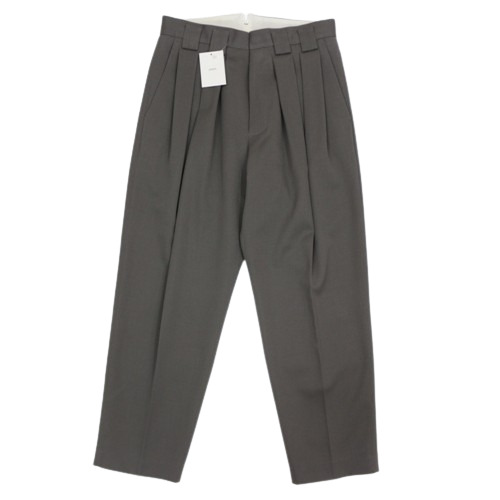 【中古】 stein シュタイン Double Wide Trousers ズボン下 S カーキ