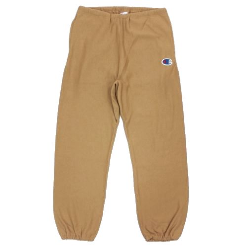【中古】 UNDERCOVER × Champion 25SS 10薬局衡オンス裏毛ビーズ刺しゅうズボン下 スウェットパンツ L ベージュ