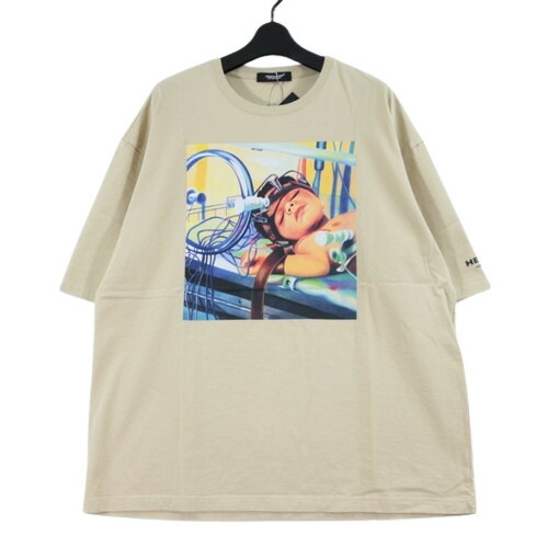 【中古】 UNDERCOVER アンダー押しかぶせる 25AW Agneta Nilsson HELDON TEE プルオーバー 3 薄墨色ベージュ