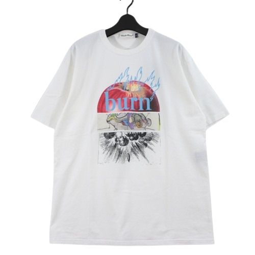 【中古】 UNDERCOVER アンダーカバー 25AW burn TEE Tシャツ 3 ホワイト｜unstitch 店
