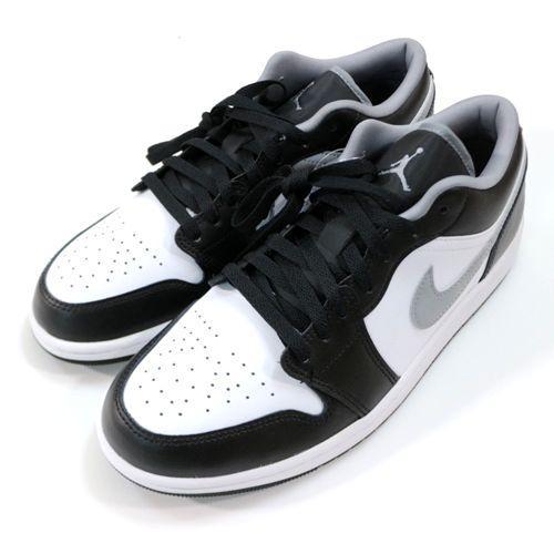 【中古】 NIKE ナイキ AIR JORDAN 1 LOW エア ジョーダン 1 ロー 553558-040 US9.5(27.5cm) ホワイト&times;ブラック｜unstitch 店