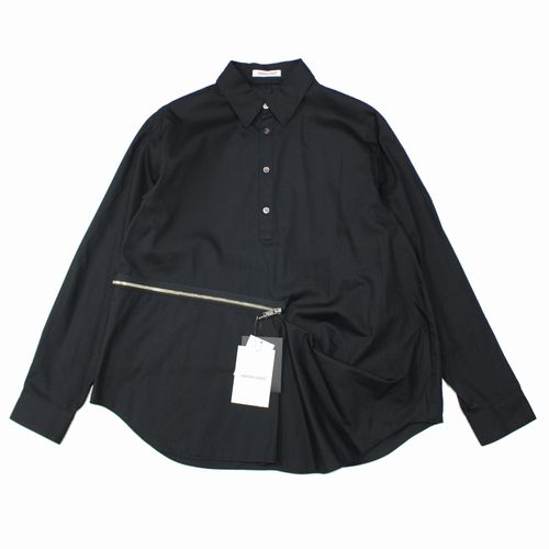 【中古】 UNDERCOVER アンダーカバー 25AW ジッププルオーバーシャツ 2 ブラック｜unstitch 店