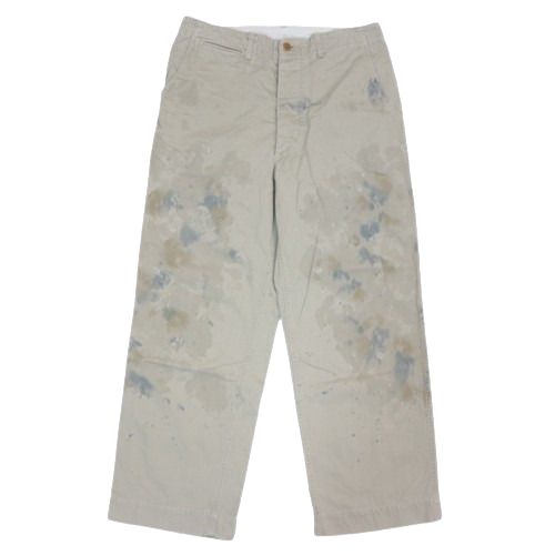 【中古】 BOWWOW バウワウ U.S.ARMY CHINO TROUSERS DUSTY チノ トラウザース パンツ L ベージュ｜unstitch 店