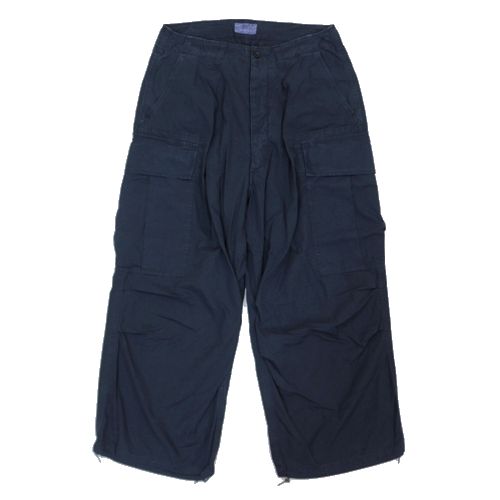 【中古】 HERILL ヘリル 23SS Ripstop Jungle Fatiguepants パンツ 2 ネイビー｜unstitch 店