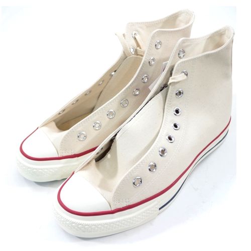 【中古】 CONVERSE コンバース CANVAS AS J HI キャンバス オールスター US8.5(27cm) ホワイト｜unstitch 店