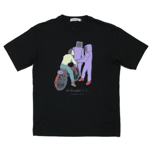 【中古】 UNDERCOVER アンダーカバー 26SS TEE BICYCLE Tシャツ 1 ブラック|unstitch 店