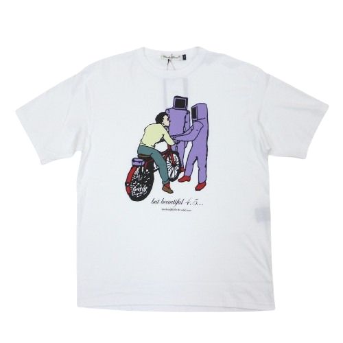 【中古】 UNDERCOVER アンダーカバー 26SS TEE BICYCLE Tシャツ 1 ホワイト|unstitch 店