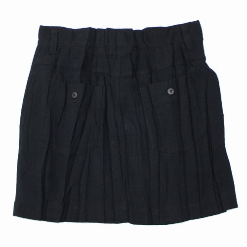 【中古】 ISSEYMIYAKE イセイミヤケ 96SS プリーツ スカート M ブラック｜unstitch 店