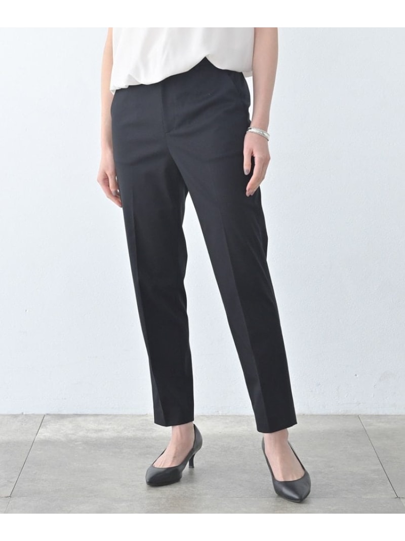 【SALE／5%OFF】【洗える/仕事着/スーツ】ジャージテーパードパンツ UNTITLED アンタイトル パンツ その他のパンツ グレー ブラック ネイビー【RBA_E】【送料無料】[ Fashion]
