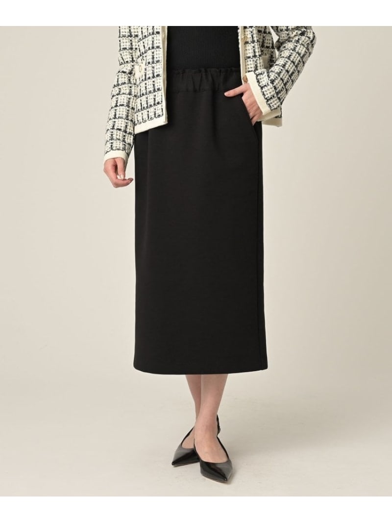 【Liyoca】ストレッチダンボールスカート UNTITLED アンタイトル スカート ロング・マキシスカート ブラック【送料無料】[ Fashion]
