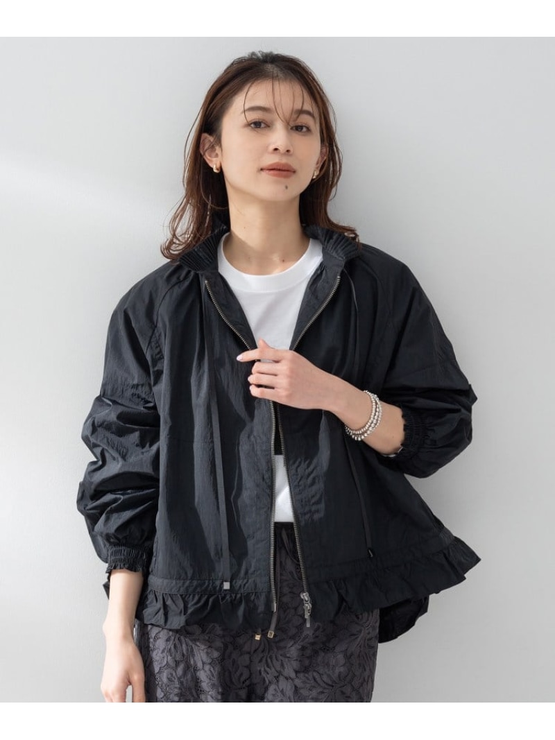 【MARILYN MOON】プリーツマリンブルゾン UNTITLED アンタイトル ジャケット・アウター ブルゾン・ジャンパー ブラック【送料無料】[ Fashion]