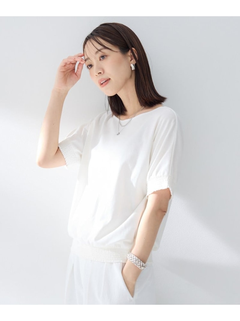 【SALE／5%OFF】【当たること冷感/汗色変わり押しとどめる/吸水速乾/UV撥ねのける】シャーリングティーシャツ UNTITLED アンかた書き トップス カットソー・ティーシャツ 白いこと 黒いこと パープル【RBA_E】【貨物輸送無料】[ Fashion]