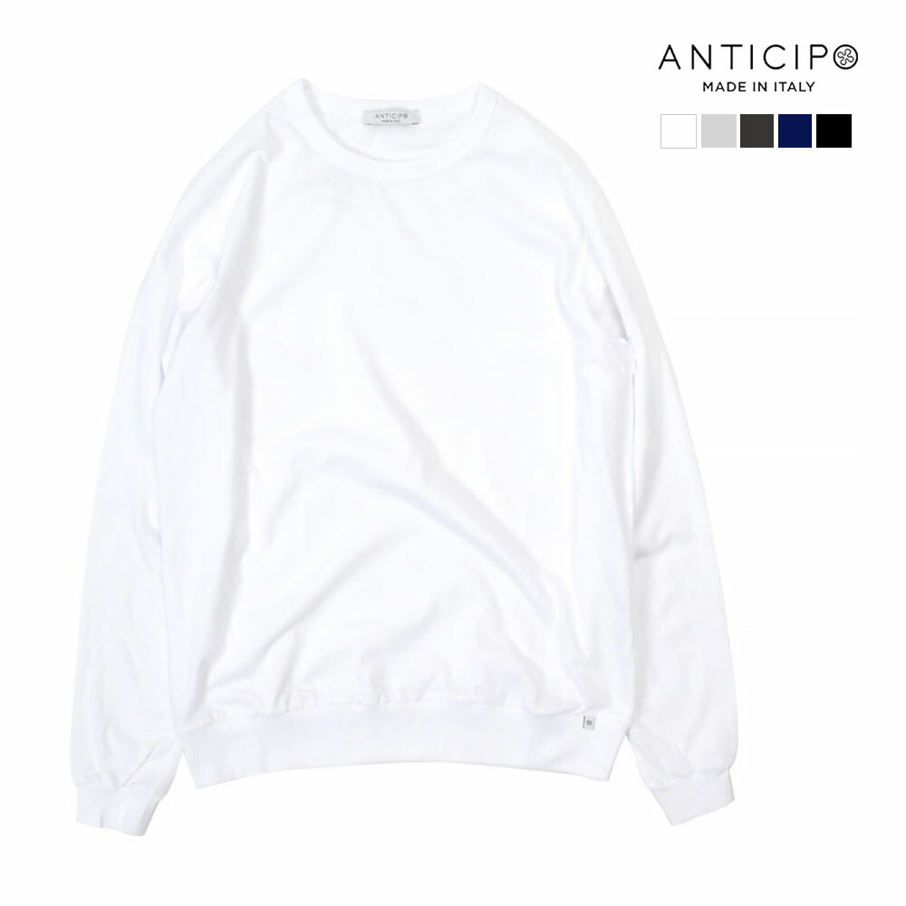 ANTICIPO アンティーチポ NEBBIOLO smooth Tシャツ白48 アンティーチポ / ANTICIPO / クルーネック Tシャツ / バンブー素材