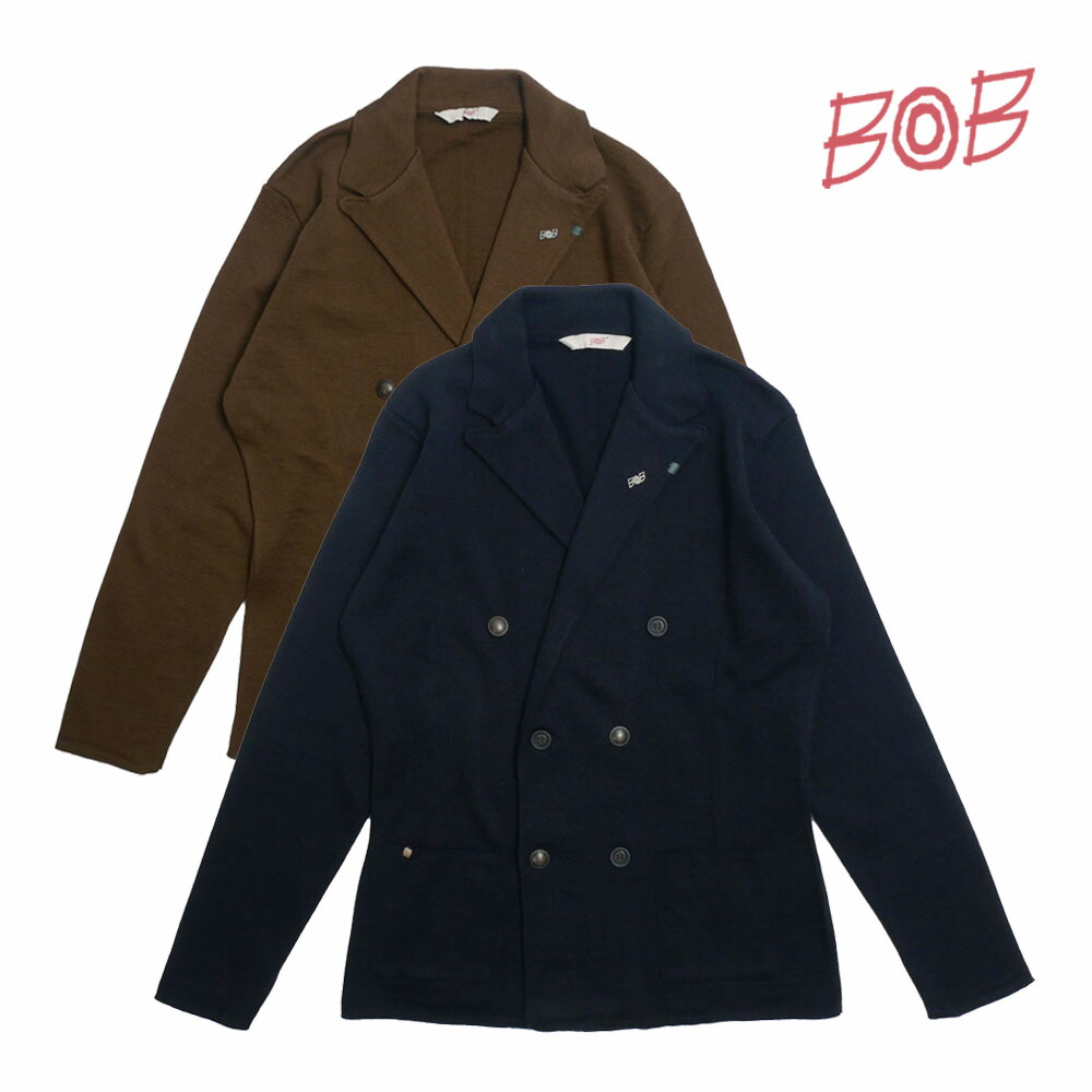 【40%OFFセール】BOB COMPANY ボブカンパニー メンズ ダブルジャケット tabacco nero 74741760 秋冬 国内正規品