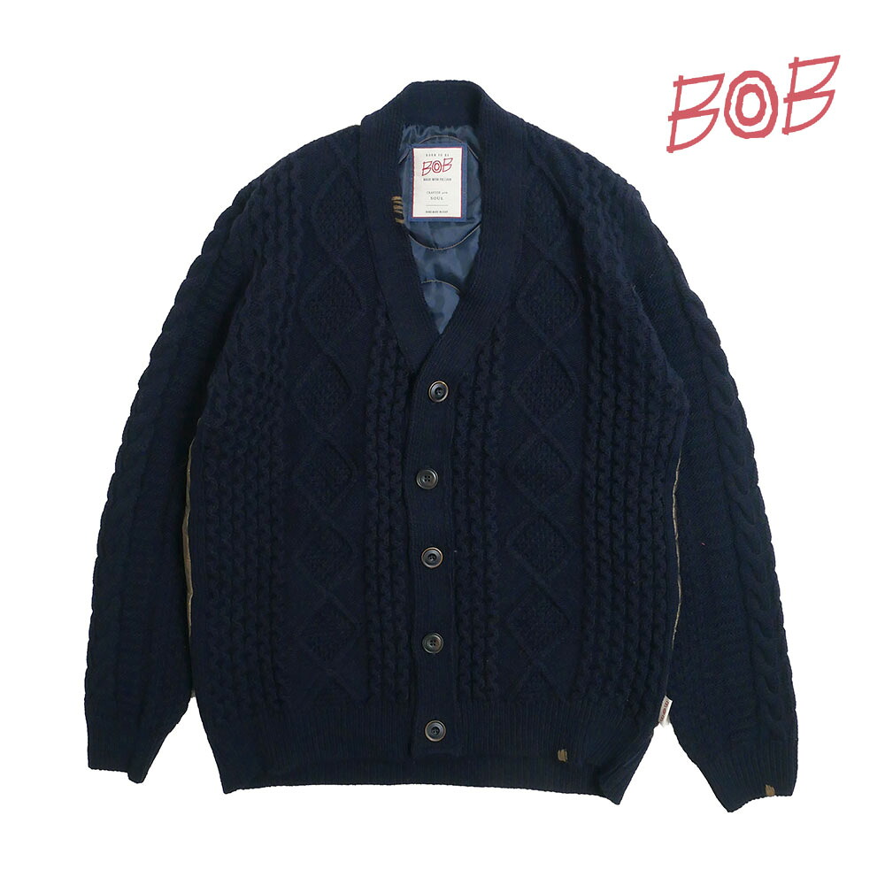 【40%OFFセール】BOB COMPANY ボブカンパニー メンズ ニット カーディガン blumoro 74741761 国内正規品