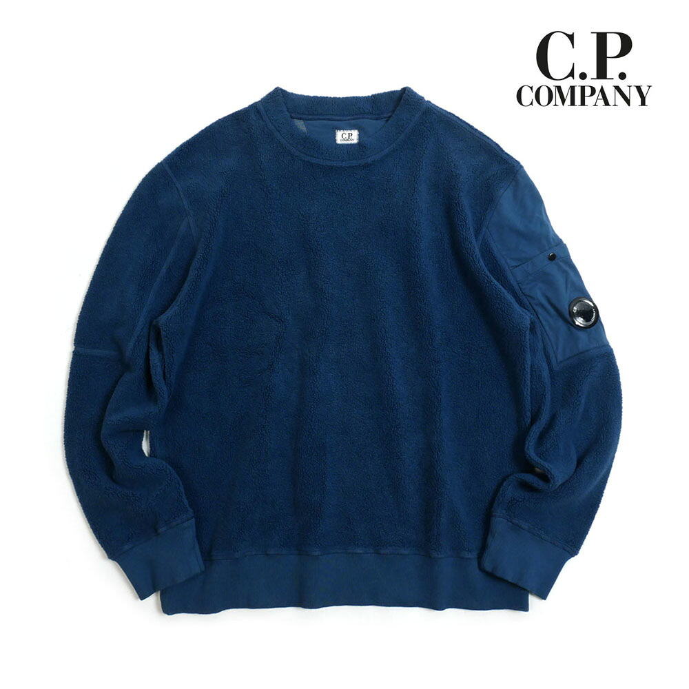 C.P.COMPANY シーピーカンパニー クルーネック ボア スウェット 07cmss253a003918g 国内正規品