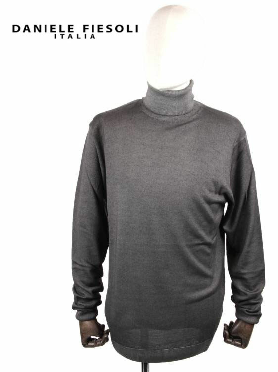 DANIELE FIESOLI◆Made In Italy◆L◆タートル ニット DANIELE FIESOLI◇Made In Italy◇M◇タートル ニット