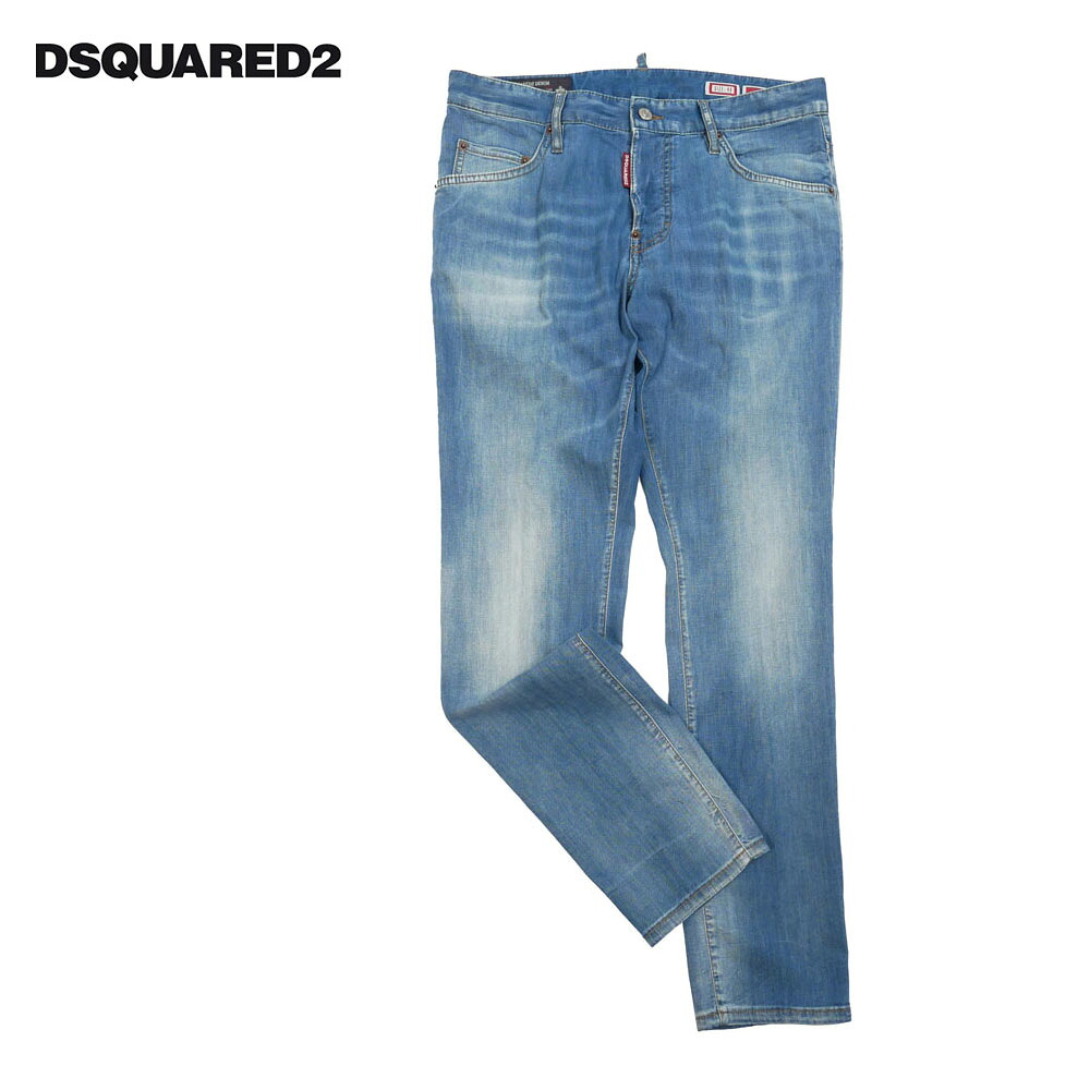 【セール】DSQUARED2 ディースクエアード Skater Jean スケータージーン デニム パンツ s71lb1753 470Navy Blue 42 44 46 48 50 52｜un passo AVANTI 54,054円