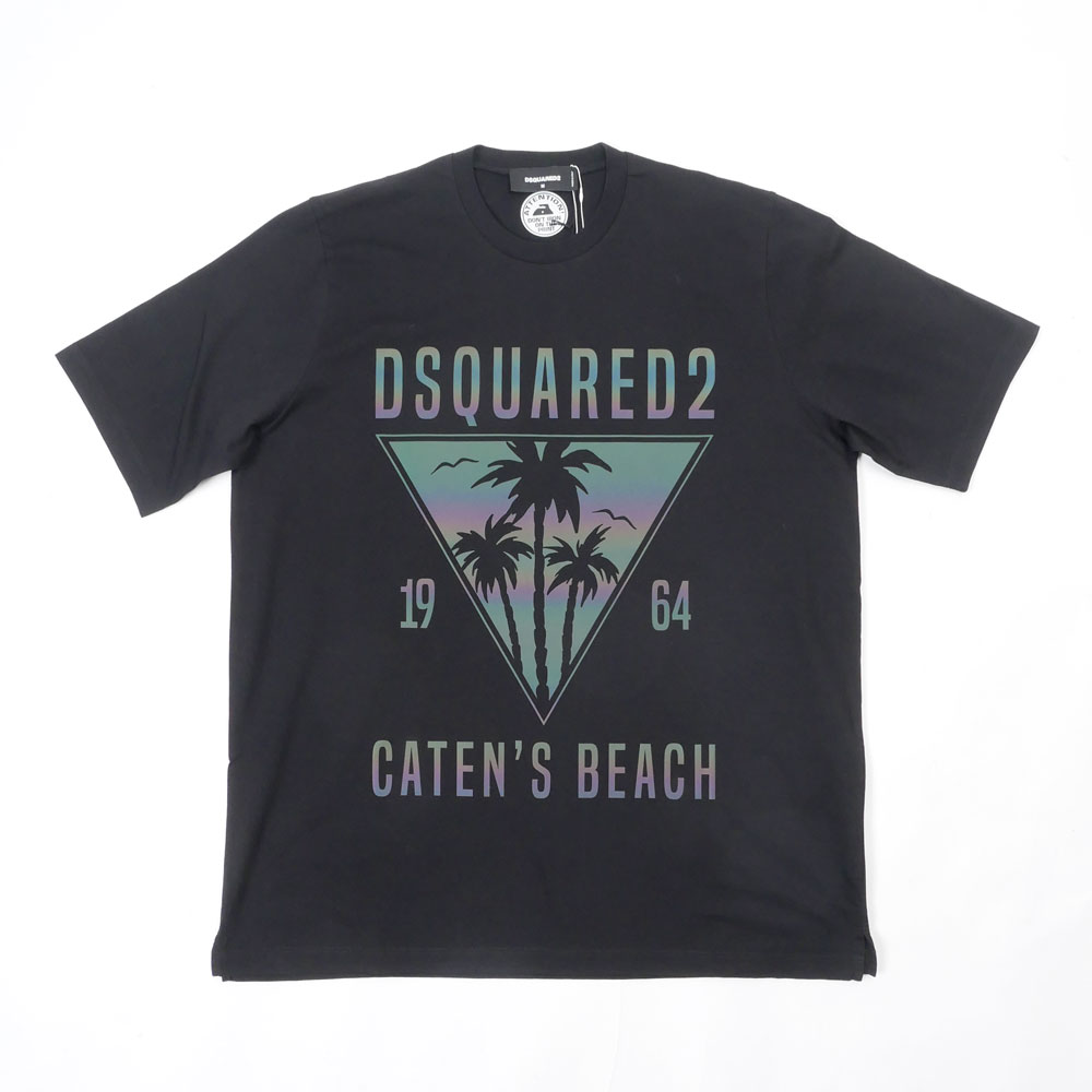 新入荷 流行 DSQUARED2 ディースクエアード メンズ プリント Tシャツ