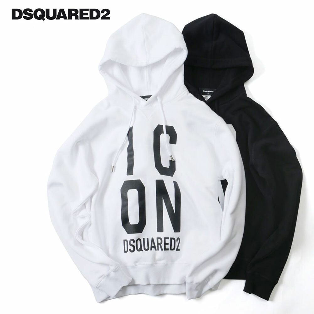 楽天市場】ディースクエアード DSQUARED2 メンズ パーカー ICON R N