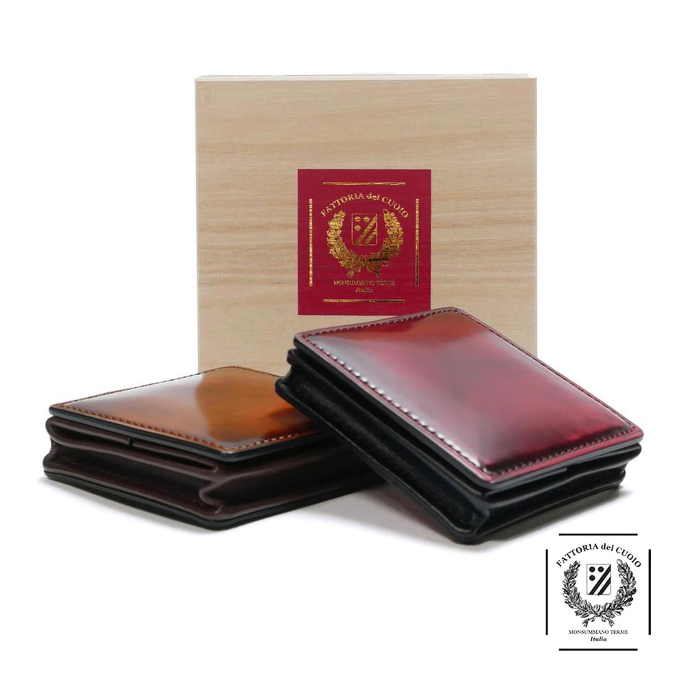 FATTORIAdelCUOIO ファットリア・デル・クオーイオ メンズ レザー コインケース 牛革 mod.an 国内正規品