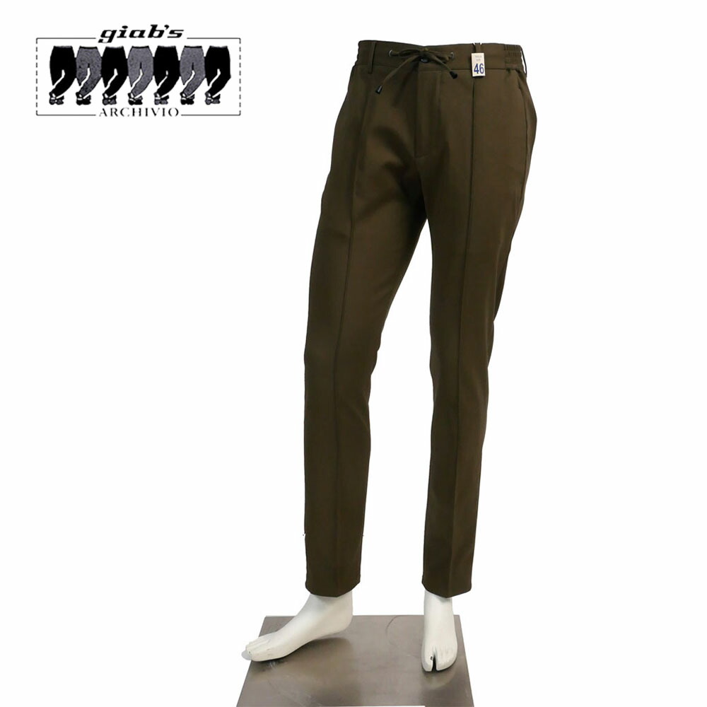 【未使用品】giab's ARCHIVIO マサッチョ永久クリース 44 未使用品】giab's ARCHIVIO マサッチョ永久クリース 44 giab's