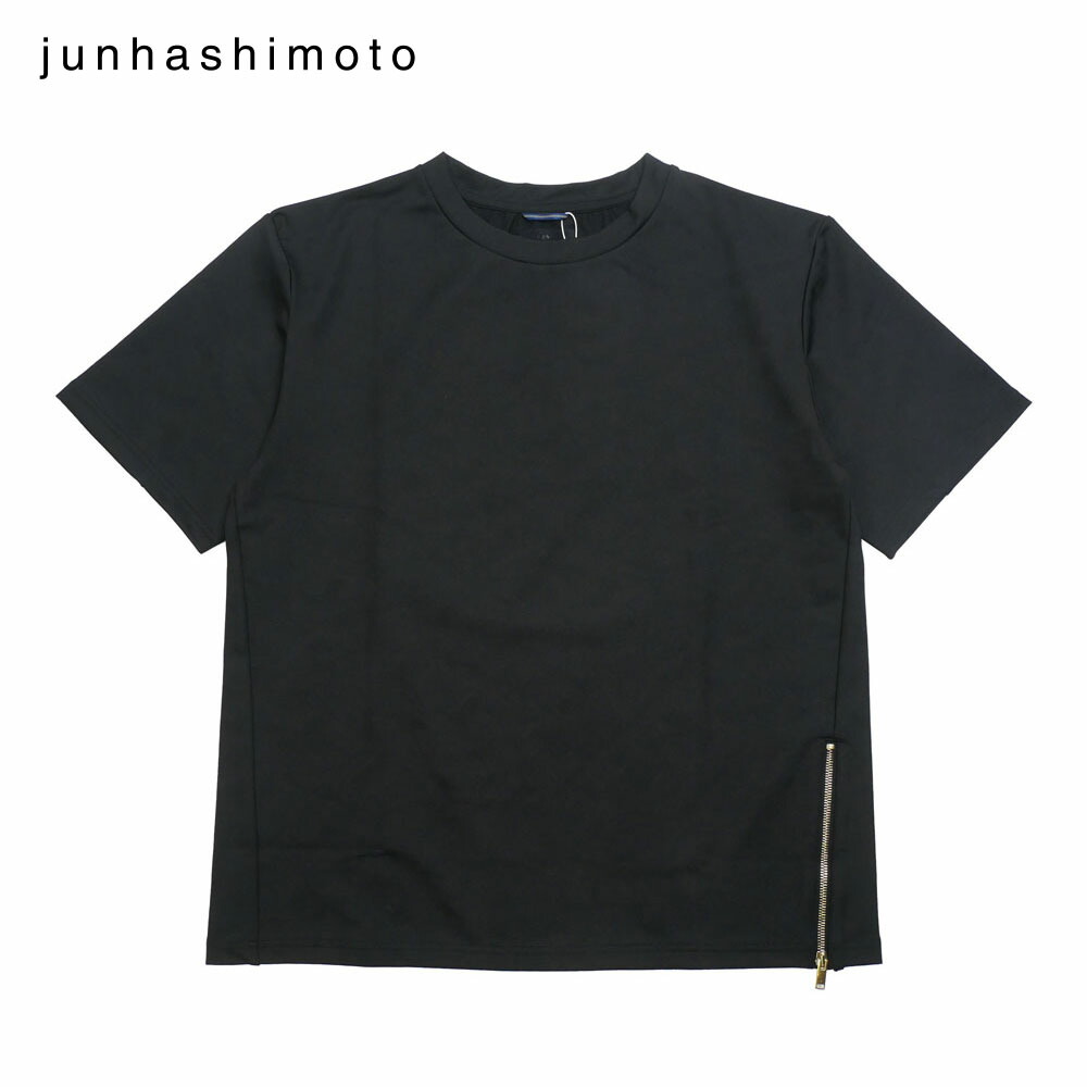 junhashimoto ジュンハシモト ジャージ クルーネック カットソー エンボス カモフラ柄 ブラック 3 4 5 1102510006