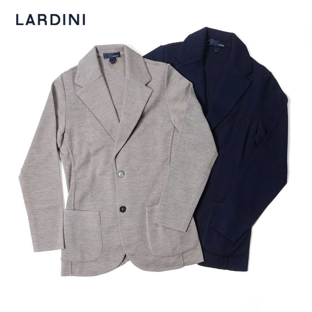 ラルディーニ LARDINI テーラードジャケット ニット ウール tic-guinee.net