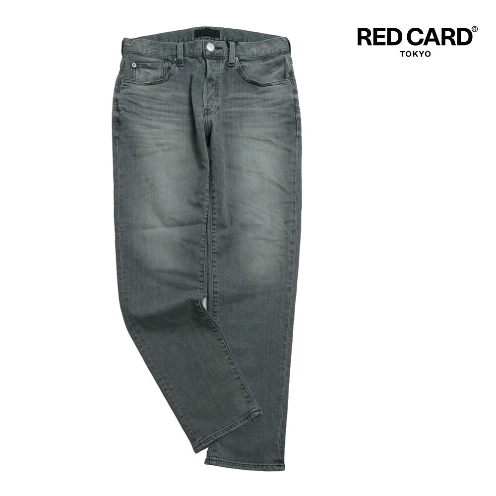 【セール】RED CARD Tokyo レッドカード トーキョー Rhythm リズム デニム パンツ 88m86301vlg kita-vintage lt.grey 28 29 30 31 32 34｜un passo AVANTI
