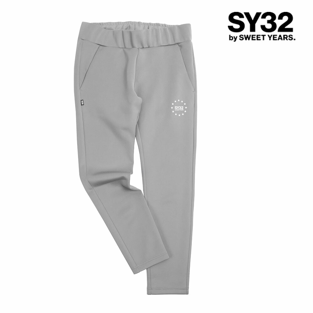 SY32 by SWEET YEARS エスワイ32 バイ スウィートイヤーズ ダブルニット ゴシック ロゴ パンツ M L XL 32-26sn1-04