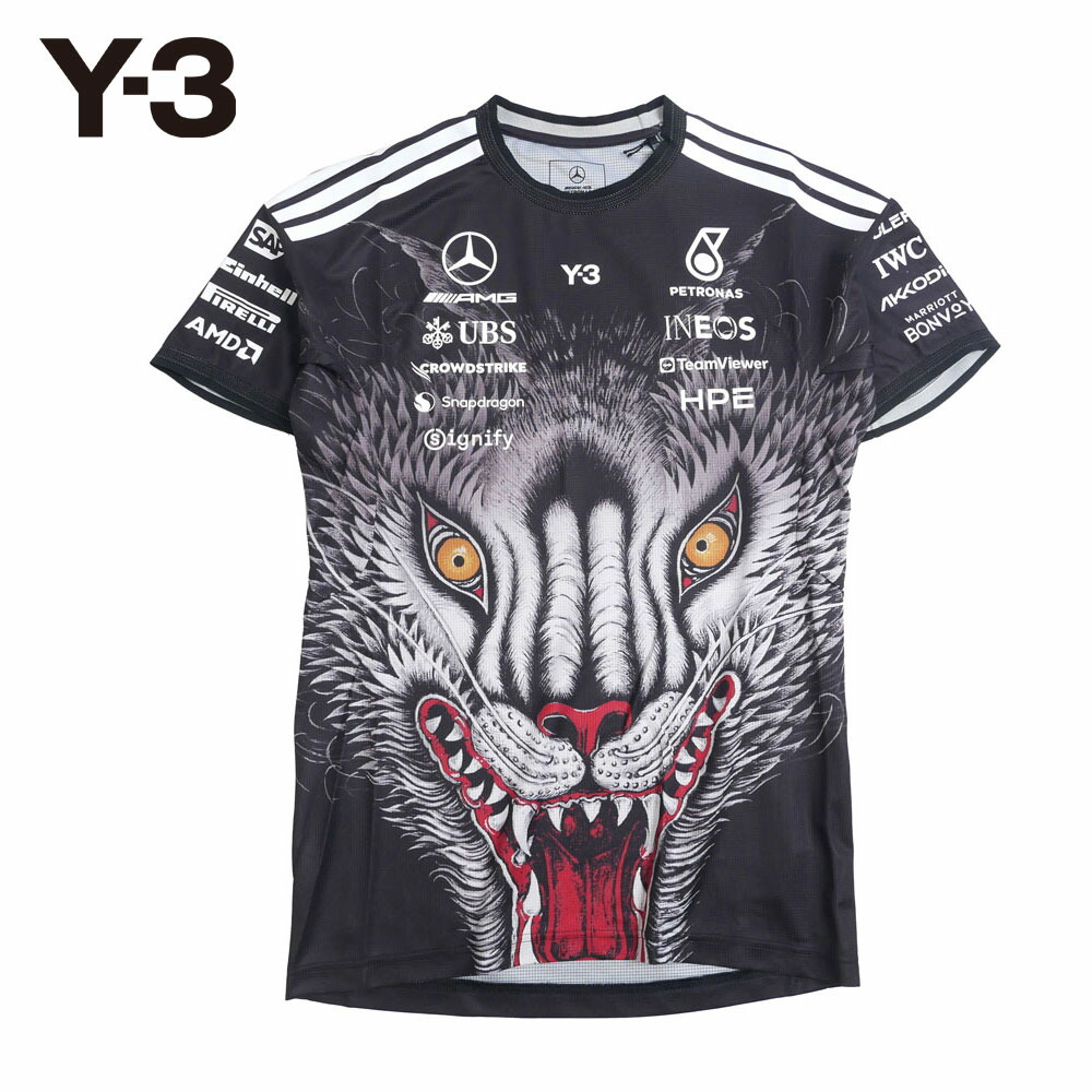 【セール】Y-3 ワイスリー F1 DRVR SS JRS 半袖ジャージ Y-3&times;Mercedes-AMG PETRONAS F1 Team 限定コラボ black kt2226 2XS XS S M L｜un passo AVANTI