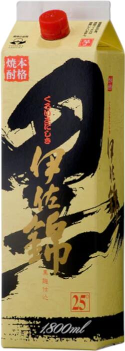楽天市場】【送料別】 黒伊佐錦 25度 1800ml パック 大口酒造 焼酎