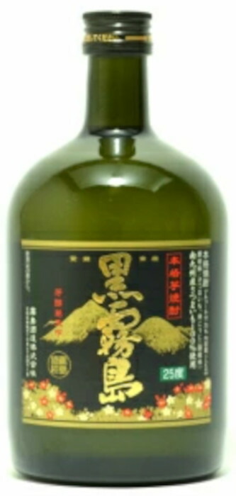 楽天市場】［芋焼酎］12本まで同梱可☆25度 黒霧島 720ml瓶