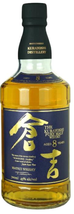 マツイピュアモルトウイスキー 倉吉8年 43度 700ml