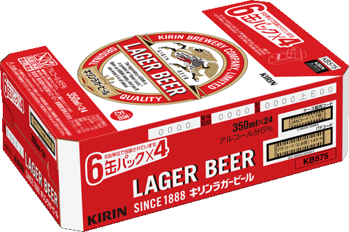 楽天市場】キリン ラガービール 350缶 1ケース 24本入り