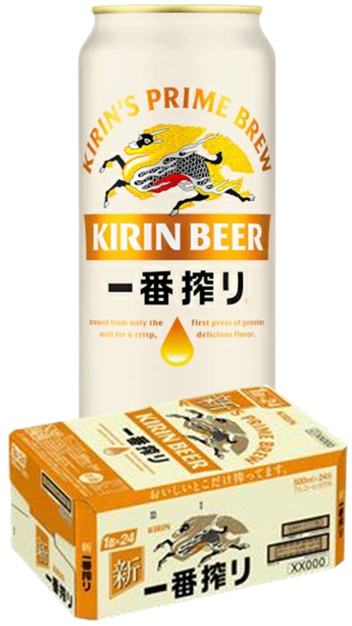 楽天市場】キリン 一番搾り500ml缶1ケース（24本入)【楽ギフ_のし