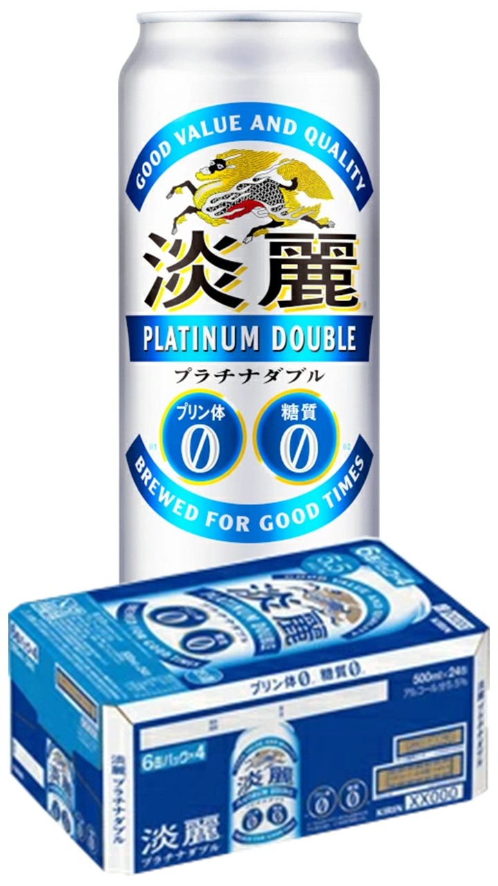 キリン 淡麗プラチナＷ 500ml×1ケース　(タンレイプラチナ ダブル)