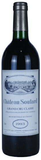 シャトー・スータール1993 750ml 赤 Chateau Soutard｜アップリカー　南海