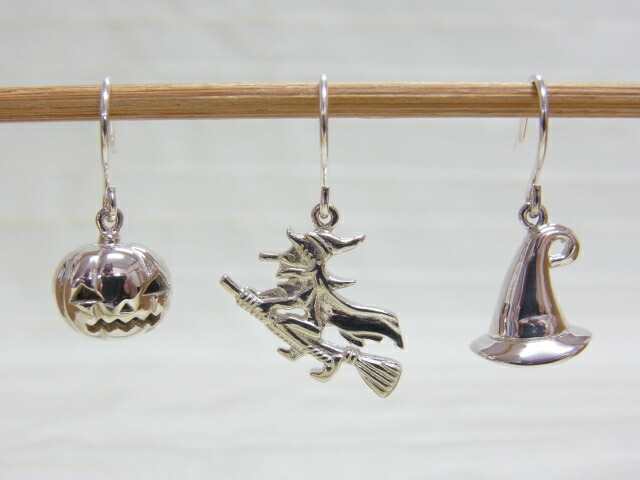 シルバー ハロウィーン ピアス タイプ1 SILVER925
