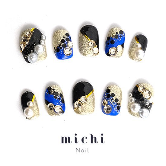 楽天市場 最大250円offクーポン配布中 令和キラキラブラックネイル Michinail ネイルチップ ミチネイル ネイル つけ爪 ハンドメイド ネイル ショートネイル ニュアンスネイル ブライダルネイル 成人式ネイル オリジナルtシャツのup T