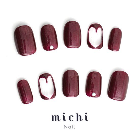 楽天市場 最大250円offクーポン配布中 エレガントなくり抜きハートネイル Michinail ネイルチップ ミチネイル ネイル つけ爪 ハンドメイドネイル ショートネイル ニュアンスネイル ブライダルネイル 成人式ネイル オリジナルtシャツのup T