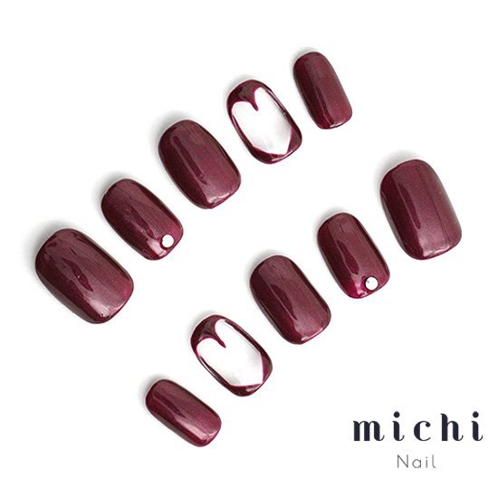 楽天市場 最大250円offクーポン配布中 エレガントなくり抜きハートネイル Michinail ネイルチップ ミチネイル ネイル つけ爪 ハンドメイドネイル ショートネイル ニュアンスネイル ブライダルネイル 成人式ネイル オリジナルtシャツのup T