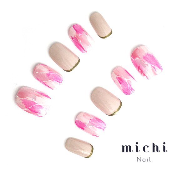 楽天市場 最大250円offクーポン配布中 クールなピンク大理石ネイル Michinail ネイルチップ ミチネイル ネイル つけ爪 ハンドメイド ネイル ショートネイル ニュアンスネイル ブライダルネイル 成人式ネイル オリジナルtシャツのup T