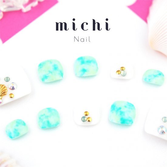 楽天市場 最大250円offクーポン配布中 フット エメラルドグリーン タイダイ貝殻ネイル オリジナルtシャツのup T