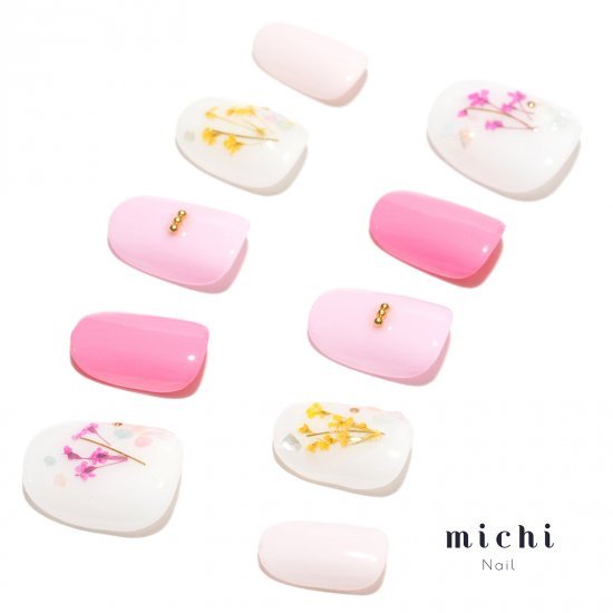 楽天市場 ふんわり押し花ネイル パステルピンク Michinail ネイルチップ ミチネイル ネイル つけ爪 ハンドメイドネイル ショートネイル ニュアンスネイル ブライダルネイル 成人式ネイル オリジナルtシャツのup T