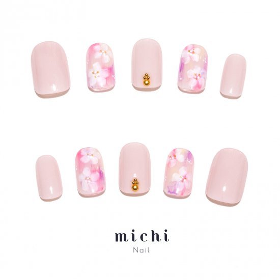 楽天市場 ふんわり小花柄ネイル Michinail ネイルチップ ミチネイル ネイル つけ爪 ハンドメイドネイル ショートネイル ニュアンスネイル ブライダルネイル 成人式ネイル オリジナルtシャツのup T