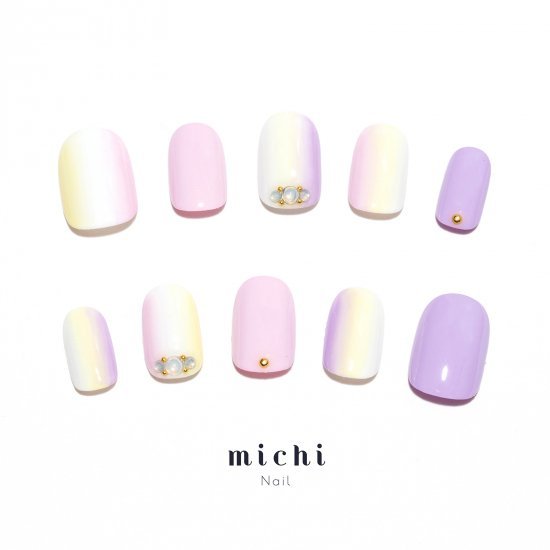 楽天市場 最大250円offクーポン配布中 春パステルの縦グラデーションネイル Michinail ネイルチップ ミチネイル ネイル つけ爪 ハンドメイドネイル ショートネイル ニュアンスネイル ブライダルネイル 成人式ネイル オリジナルtシャツのup T